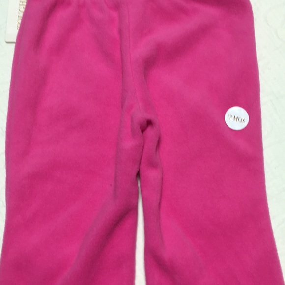 12m (4/$20) Pink Fleece Pants by Toughskins - Picture 11 of 13